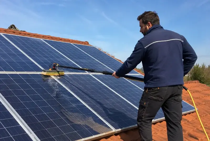 Nettoyage et entretien de panneaux solaires à Huttenheim